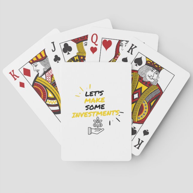 Jeu De Cartes effectuer des investissements (dos)