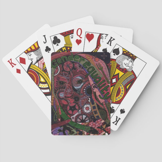 Jeu De Cartes Égalité des sexes (dos)