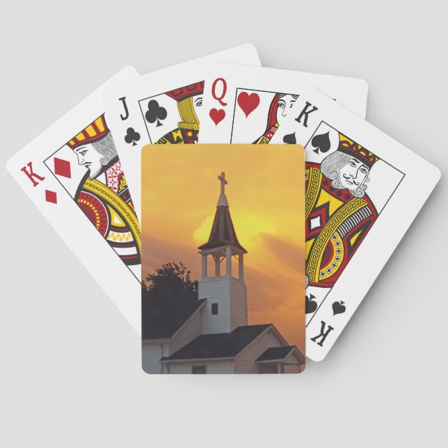 Jeu De Cartes Église de pays (dos)
