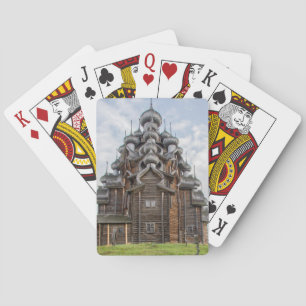 Jeu De Cartes Église en bois ornée, Russie