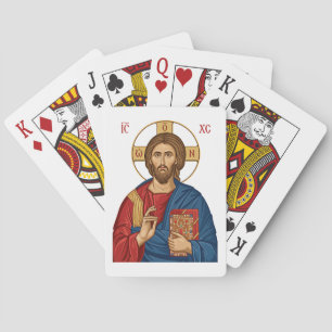 Jeu De Cartes Église orthodoxe d'Europe de l'Est Lord Jésus-Chri
