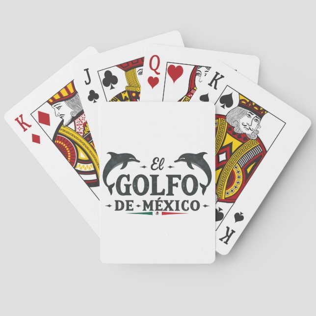 Jeu De Cartes El Golfo De Mexico Golfe du Mexique (dos)