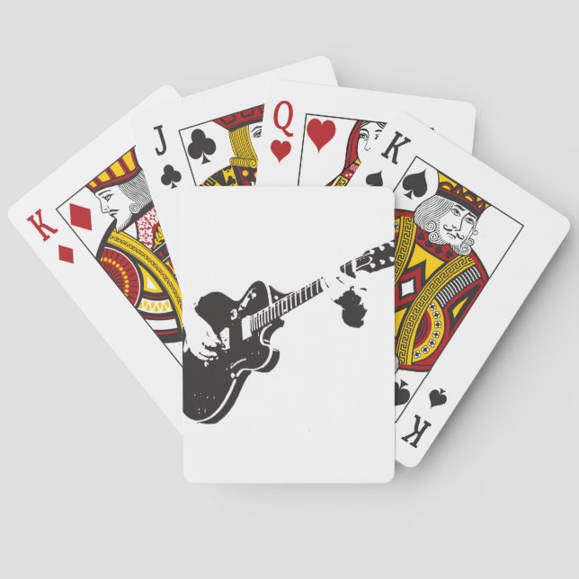Jeu De Cartes Electric Guitar (dos)