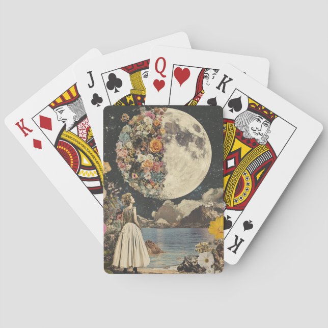 Jeu De Cartes Élégance Lune - Femme avec Lune (2) (dos)