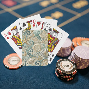 Jeu De Cartes Élégance Nautique de la Côte de Perle