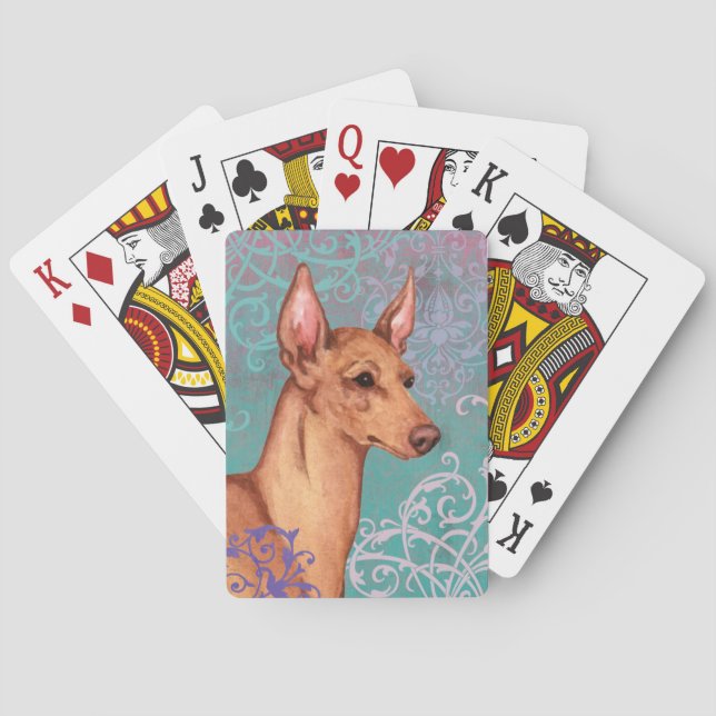 Jeu De Cartes Elégant Cirneco dell'Etna (dos)