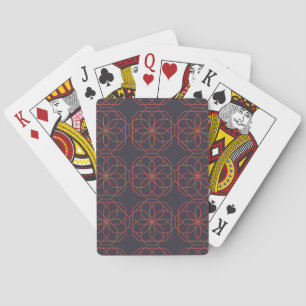 Jeu De Cartes Élégant, mignon, simple abstraction géométrique de
