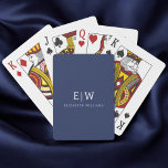 Jeu De Cartes Élégant professionnel simple Monogramme minimalist<br><div class="desc">Découvrez notre Elegant Professional Simple Monogram Minimalist Collection : Elevez votre style avec une sophistication intemporelle et une élégance sobre. Réalisée avec une attention minutieuse aux détails, cette collection présente des designs minimalistes ornés de votre monogramme personnalisé. Chaque pièce respire le professionnalisme et le raffinement, parfait pour faire une impression...</div>