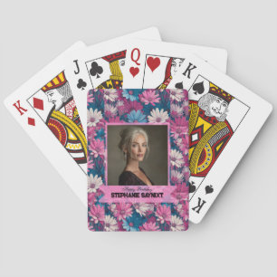 Jeu De Cartes Élégante Daisy 40e Anniversaire Contemporain