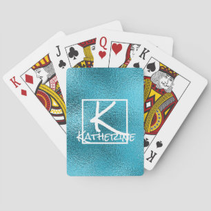 Jeu De Cartes Elégante Parties scintillant Bleue Étincelante Bag