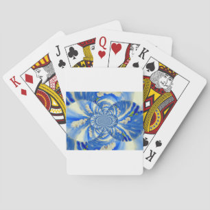 Jeu De Cartes Elégante peinture à l'aquarelle d'orchidée blanche