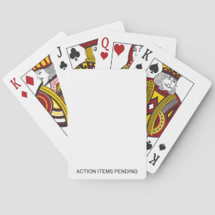 Jeu De Cartes Éléments d'action en attente   Concepteur minimali