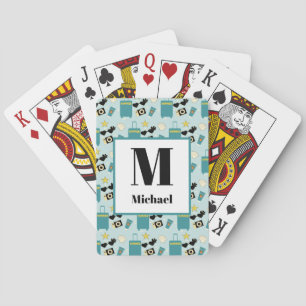 Jeu De Cartes Éléments mignons de vacances d'été