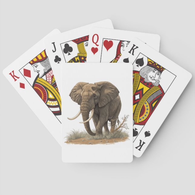 Jeu De Cartes Éléphant (dos)