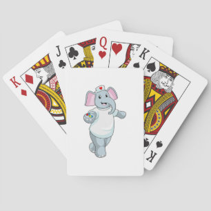 Jeu De Cartes Elephant comme infirmière avec la médecine