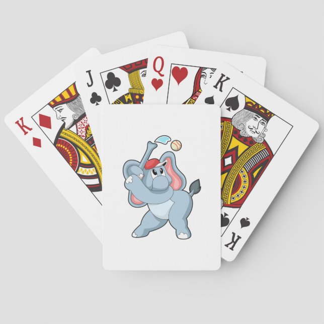 Jeu De Cartes Éléphant de baseball (dos)