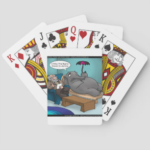 Jeu De Cartes Éléphant Drôle en Thérapie