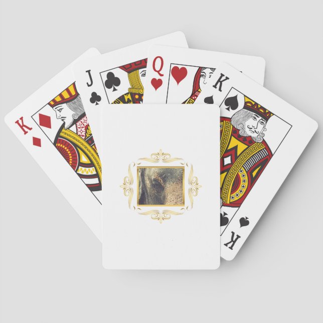 Jeu De Cartes Eléphant encadré (dos)