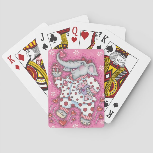 Jeu De Cartes Elephant Sweetheart STANDARD JOUER CARTES Poker (dos)