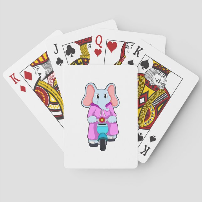 Jeu De Cartes Elephant with Bicycle (dos)
