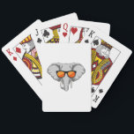 Jeu De Cartes Elephant with Sunglasses<br><div class="desc">This design is the perfect gift for a birthday, Christmas and other celebrations. It is suitable for women, men and kids.</div>
