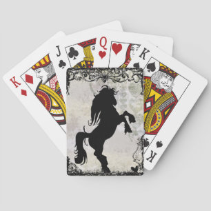 Jeu De Cartes Élevage Silhouette Horse Jouer Cartes