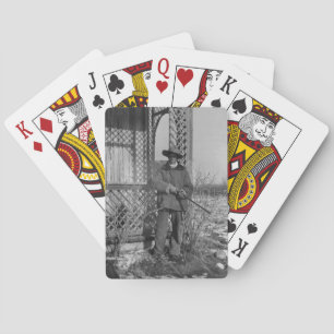 Jeu De Cartes Éleveur de cow-boys ou hors-la-loi canadien de la