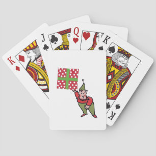 Jeu De Cartes Elf avec Polka Dot Poker cadeau jouer aux cartes