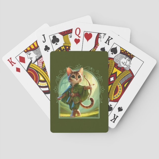 Jeu De Cartes Elf Feline Imaginaire Adventure (dos)