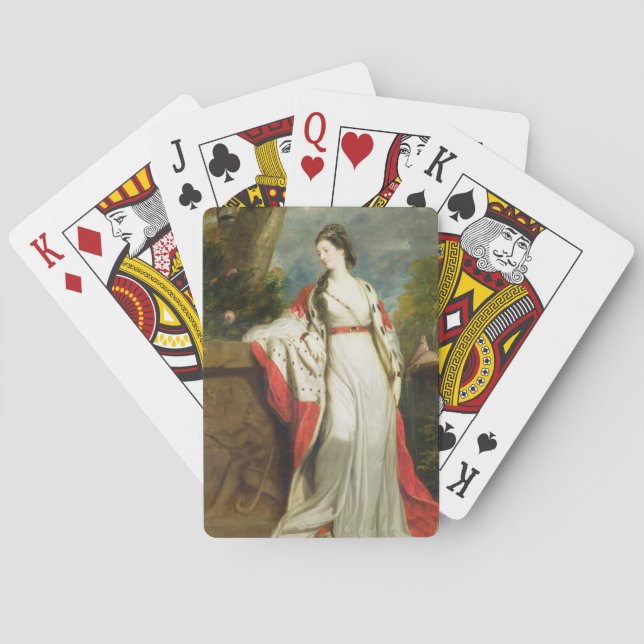 Jeu De Cartes Elizabeth Gunning, duchesse de Hamilton et duchess (dos)