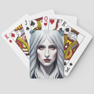 Jeu De Cartes Elizabeth Vampire sorcière femme Imaginaire art no