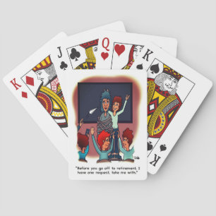 Jeu De Cartes Emmenez-Moi Avec La Retraite