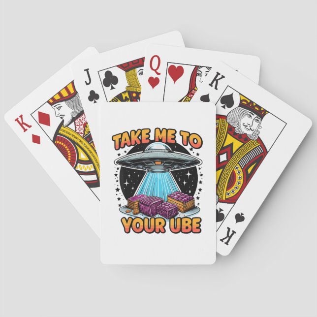 Jeu De Cartes Emmenez-Moi Vers Votre Ube (dos)