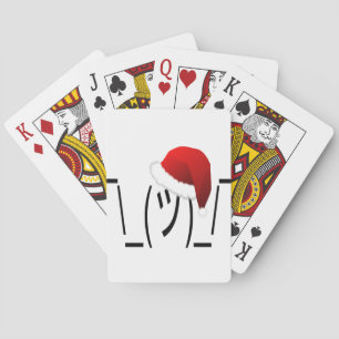 Jeu De Cartes emoji de shrug de noël