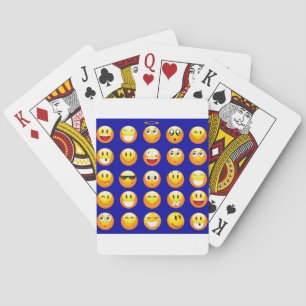 Jeu De Cartes emojis bleu foncé