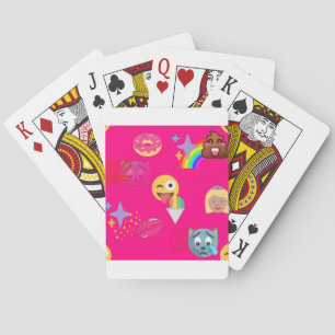 Jeu De Cartes émoticône rose chaud