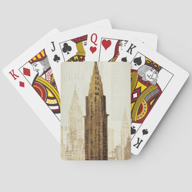 Jeu De Cartes Empire State Building NYC (dos)