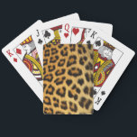 Jeu De Cartes Empreinte de léopard<br><div class="desc">Photo d'un dessin empreinte de léopard sauvage.</div>
