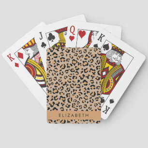 Jeu De Cartes Empreinte de léopard, Spots, Leopard Brown, Votre