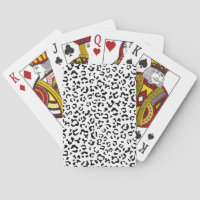 Empreinte de léopard, Zones Léopard, Noir Et Blanc