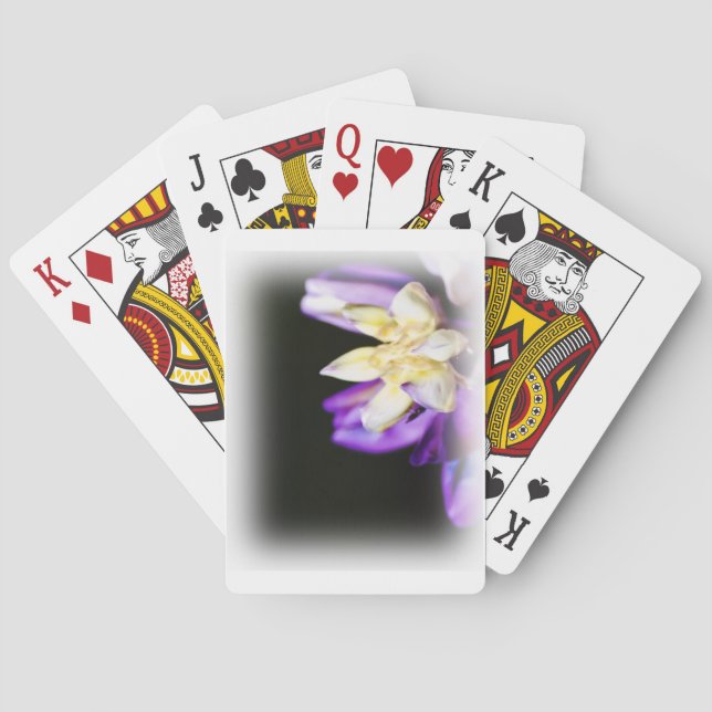 Jeu De Cartes En amour avec le bord blanc de Lupine (dos)