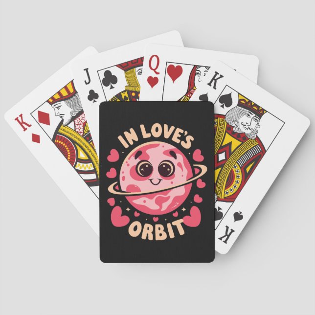 Jeu De Cartes En orbite amoureuse (dos)