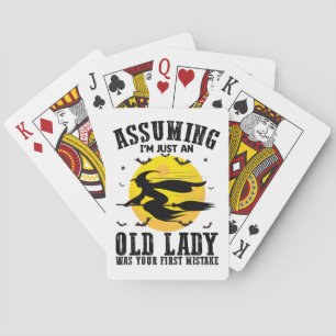 Jeu De Cartes En Supposant Que Je Ne Suis Qu'Une Vielle Dame Éta