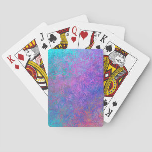 Jeu De Cartes Encre d'alcool arc-en-ciel, Abstrait coloré