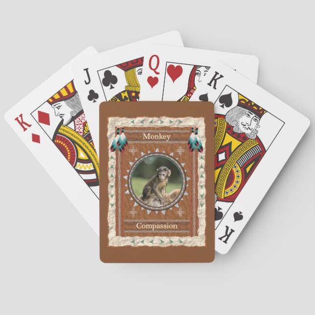 Jeu De Cartes Énergie de compassion du singe (dos)