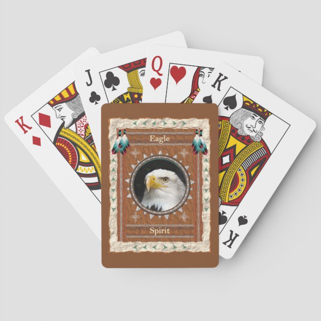 Jeu De Cartes Énergie de l'esprit de l'aigle (dos)