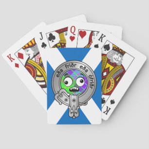 Jeu De Cartes Enfants Clan Gunn Crest & Tartan Bicyclette Carte 