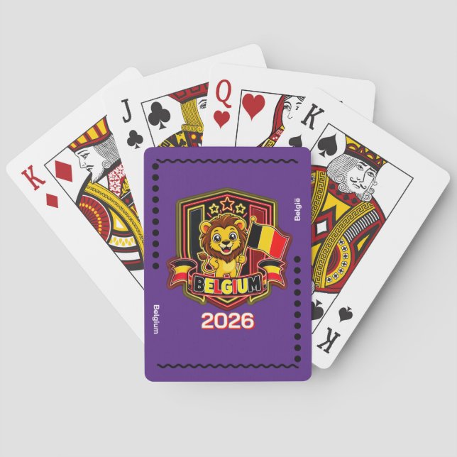 Jeu De Cartes Enfants de Belgique (dos)