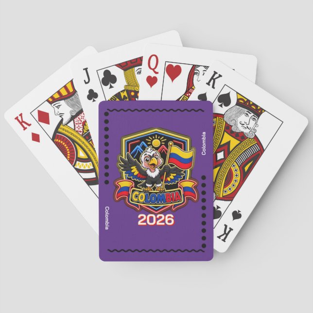 Jeu De Cartes Enfants de Colombie (dos)