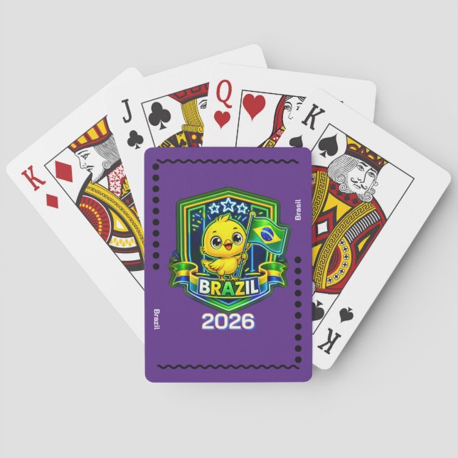 Jeu De Cartes Enfants du Brésil (dos)